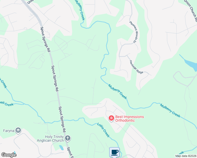 map of restaurants, bars, coffee shops, grocery stores, and more near 7035 Deaton Henry Road in Flowery Branch