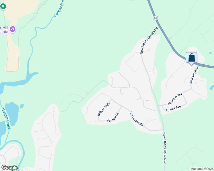 map of restaurants, bars, coffee shops, grocery stores, and more near 1201 Liberty Park Drive in Braselton
