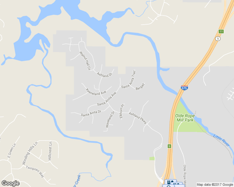 map of restaurants, bars, coffee shops, grocery stores, and more near 338 Santa Anita Avenue in Woodstock
