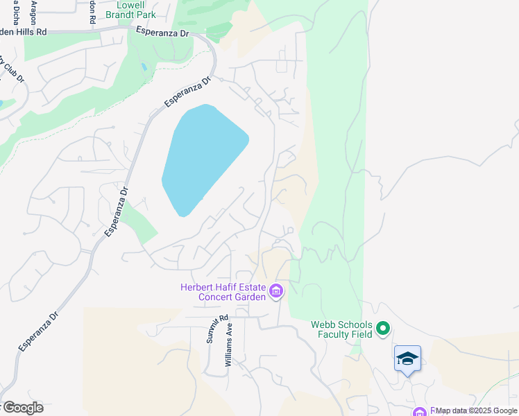 map of restaurants, bars, coffee shops, grocery stores, and more near 5757 Shemiran Street in La Verne