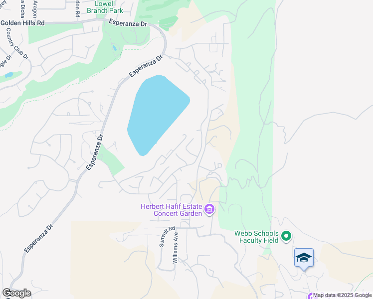 map of restaurants, bars, coffee shops, grocery stores, and more near 2986 Falconberg Drive in La Verne
