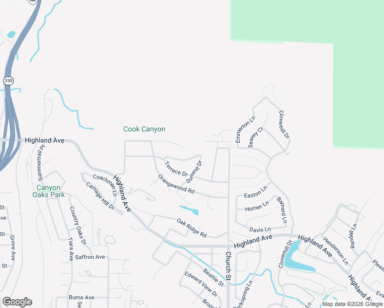 map of restaurants, bars, coffee shops, grocery stores, and more near 28726 Arroyo Vista Drive in Highland