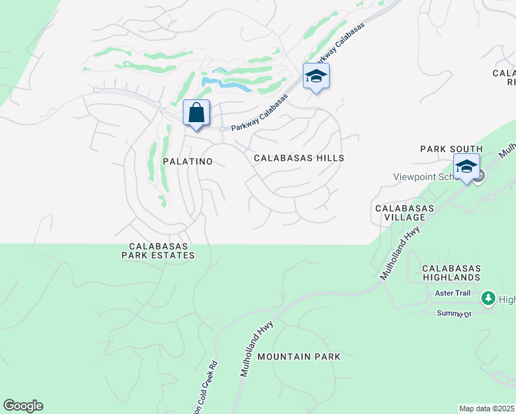 map of restaurants, bars, coffee shops, grocery stores, and more near 3755 Camino Codorniz in Calabasas