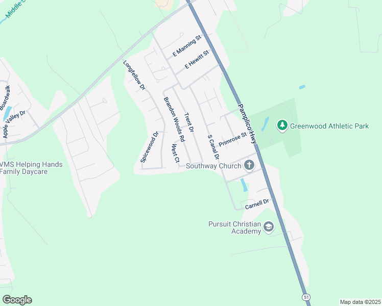 map of restaurants, bars, coffee shops, grocery stores, and more near 3084 Trent Drive in Florence
