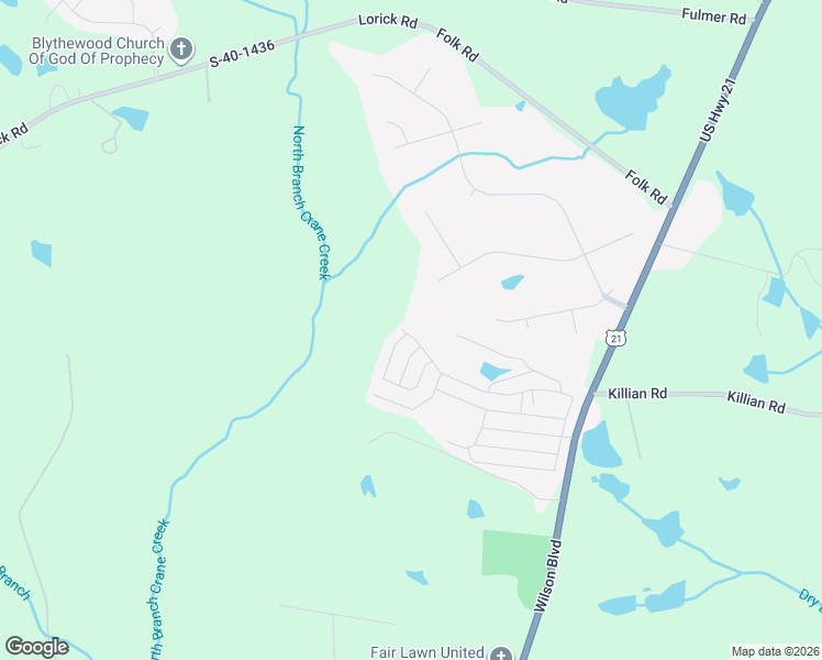 map of restaurants, bars, coffee shops, grocery stores, and more near 9401 Wilson Boulevard in Columbia