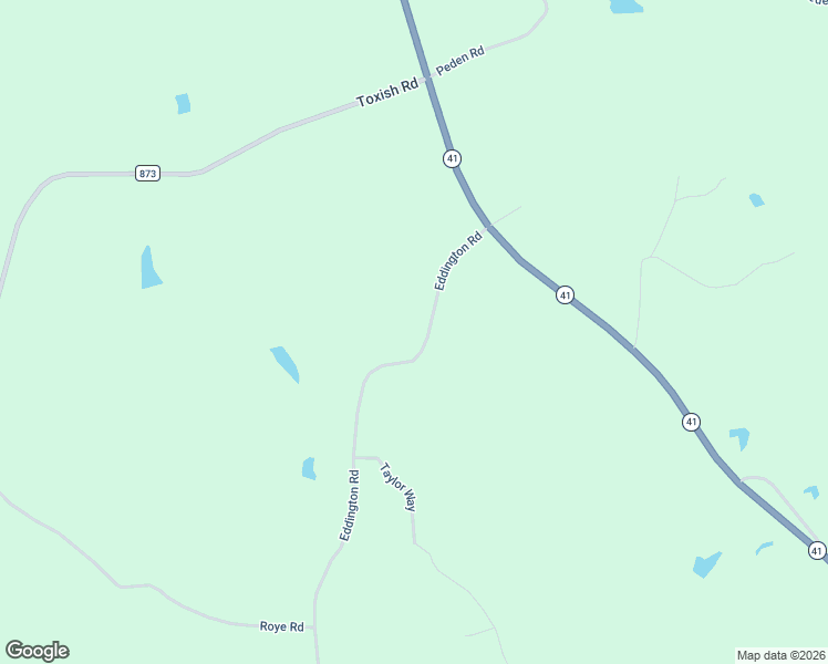 map of restaurants, bars, coffee shops, grocery stores, and more near 268 Eddington Road in Pontotoc