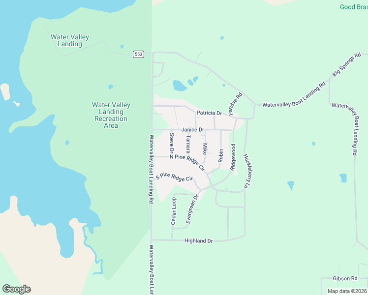 map of restaurants, bars, coffee shops, grocery stores, and more near 51-71 Tamara in Water Valley