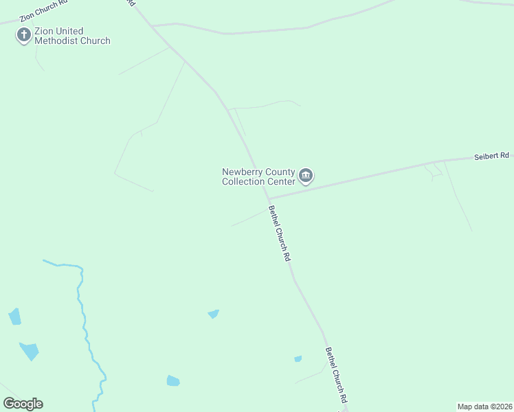 map of restaurants, bars, coffee shops, grocery stores, and more near 3575 Bethel Church Road in Prosperity