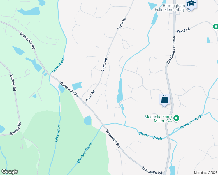 map of restaurants, bars, coffee shops, grocery stores, and more near 11483 Valmont Lane in Milton