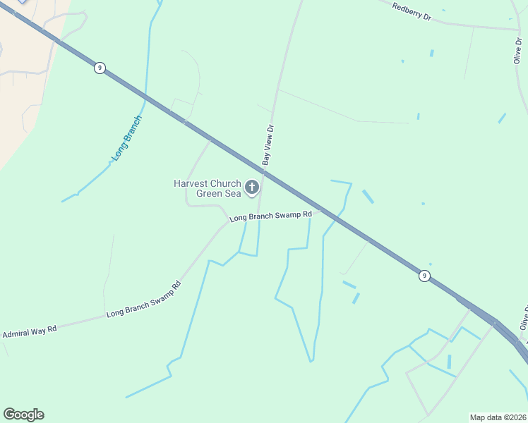 map of restaurants, bars, coffee shops, grocery stores, and more near 1511 State Road S-26-142 in Green Sea