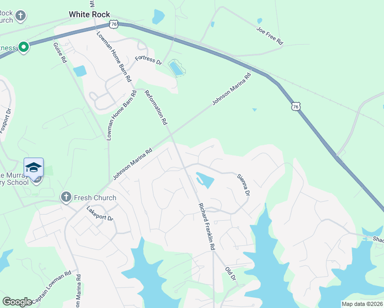 map of restaurants, bars, coffee shops, grocery stores, and more near 3 Hawks Ridge Court in Chapin