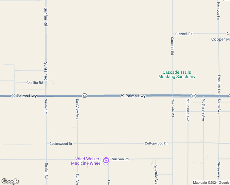 map of restaurants, bars, coffee shops, grocery stores, and more near in San Bernardino County