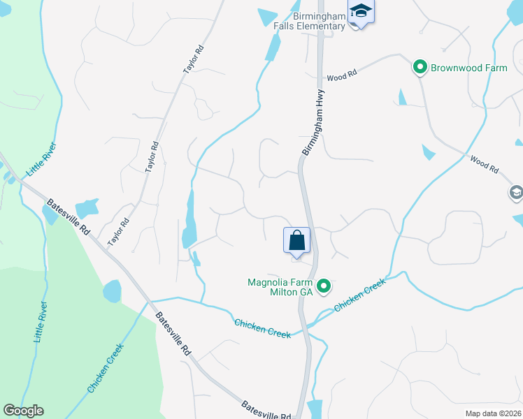 map of restaurants, bars, coffee shops, grocery stores, and more near 490 Powers Court Avenue in Alpharetta