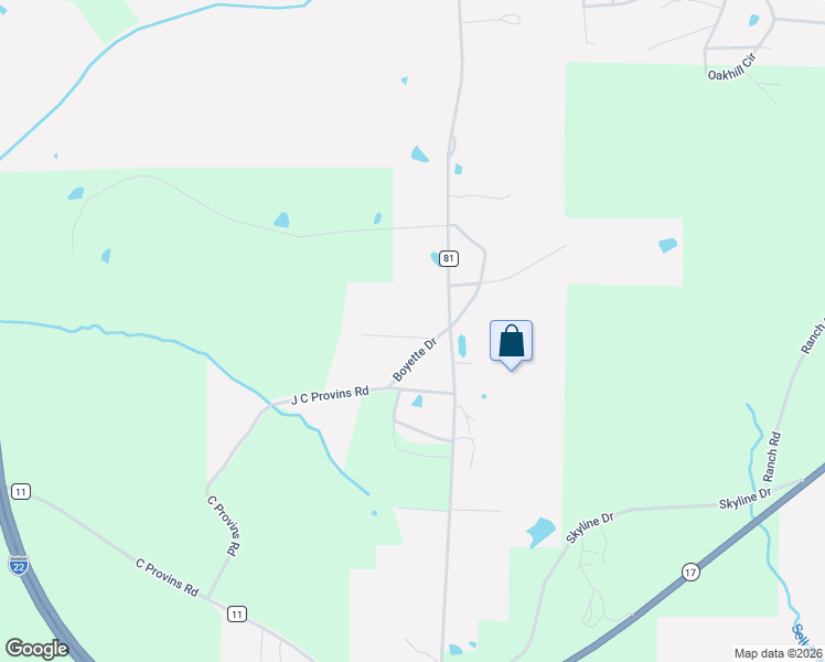 map of restaurants, bars, coffee shops, grocery stores, and more near 1627 Boyette Drive in Hamilton