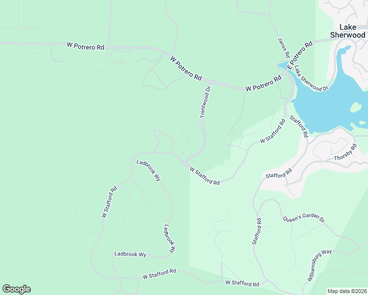 map of restaurants, bars, coffee shops, grocery stores, and more near 2431 Swanfield Court in Thousand Oaks
