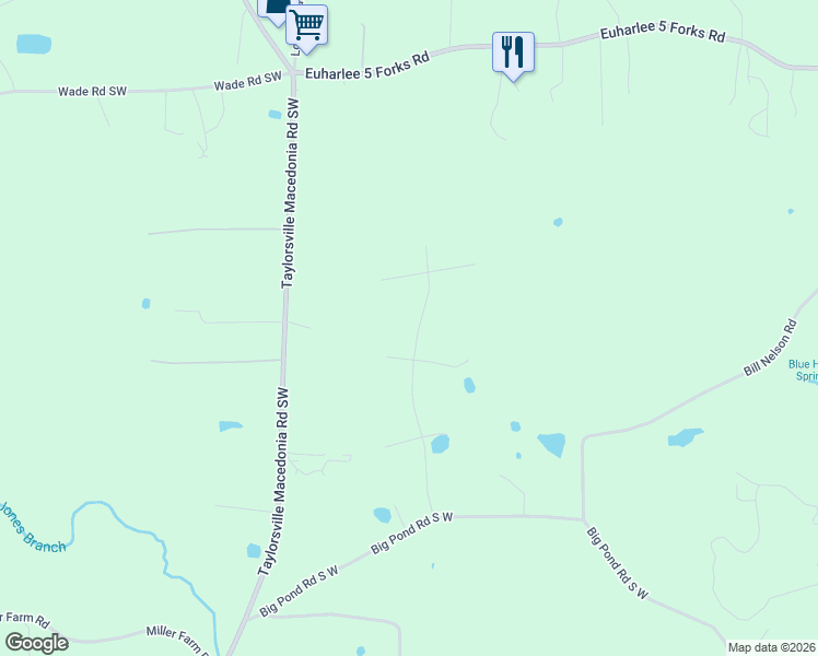 map of restaurants, bars, coffee shops, grocery stores, and more near 29 Ravenfield Road in Taylorsville