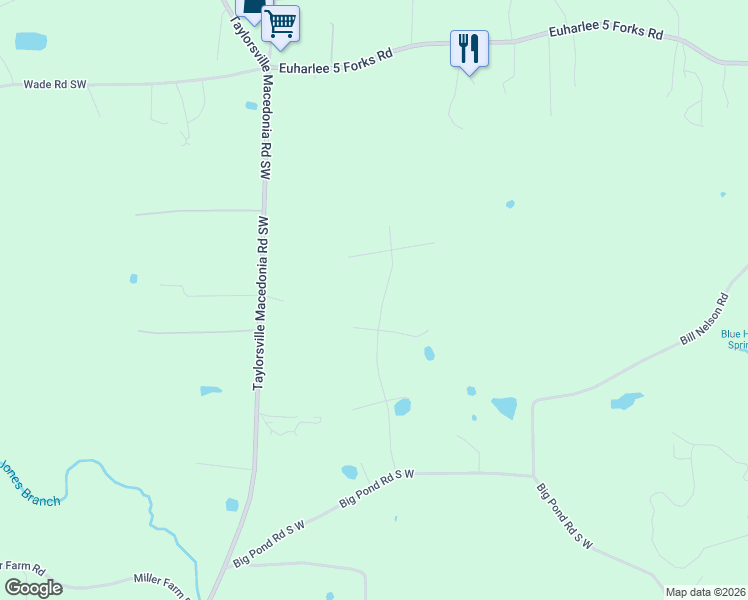 map of restaurants, bars, coffee shops, grocery stores, and more near 29 Ravenfield Road in Taylorsville
