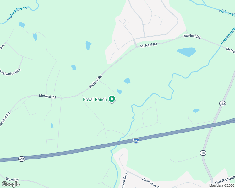 map of restaurants, bars, coffee shops, grocery stores, and more near 1252 McNeal Road in Hoschton