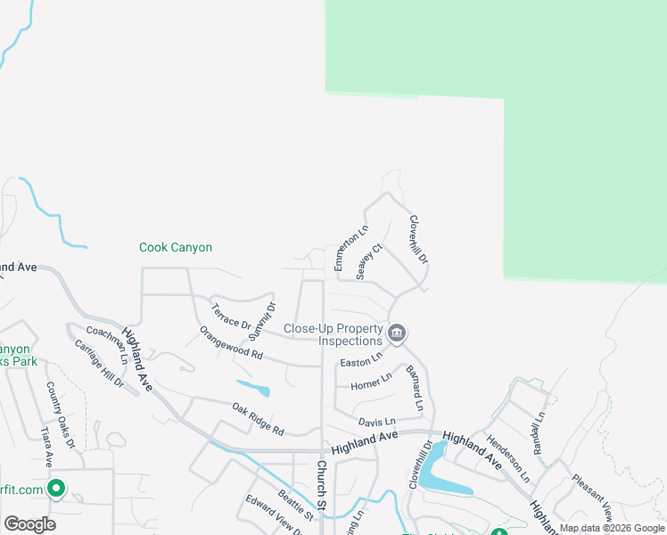 map of restaurants, bars, coffee shops, grocery stores, and more near 6492 Emmerton Lane in Highland