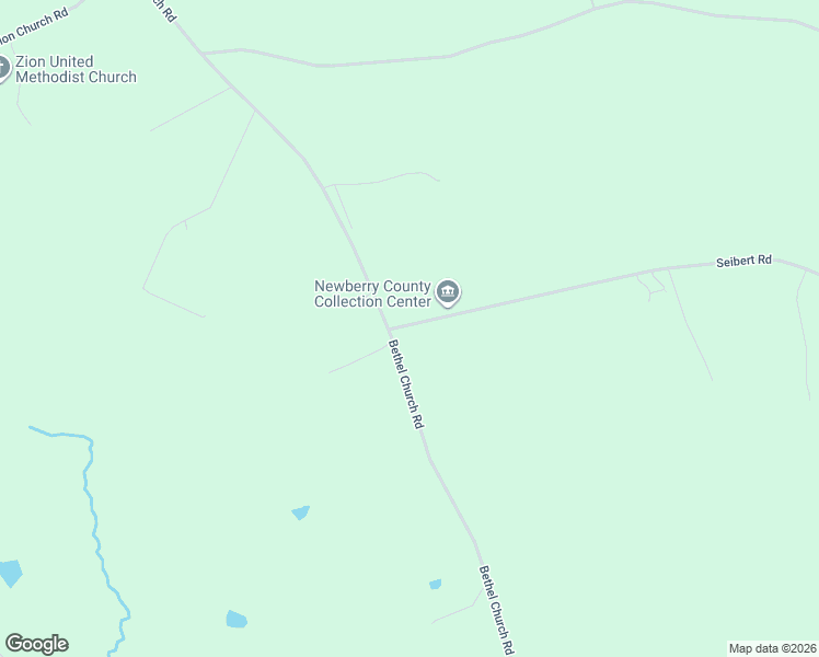 map of restaurants, bars, coffee shops, grocery stores, and more near 3575 Bethel Church Road in Prosperity