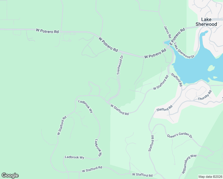 map of restaurants, bars, coffee shops, grocery stores, and more near 2378 Heatherbank Court in Thousand Oaks