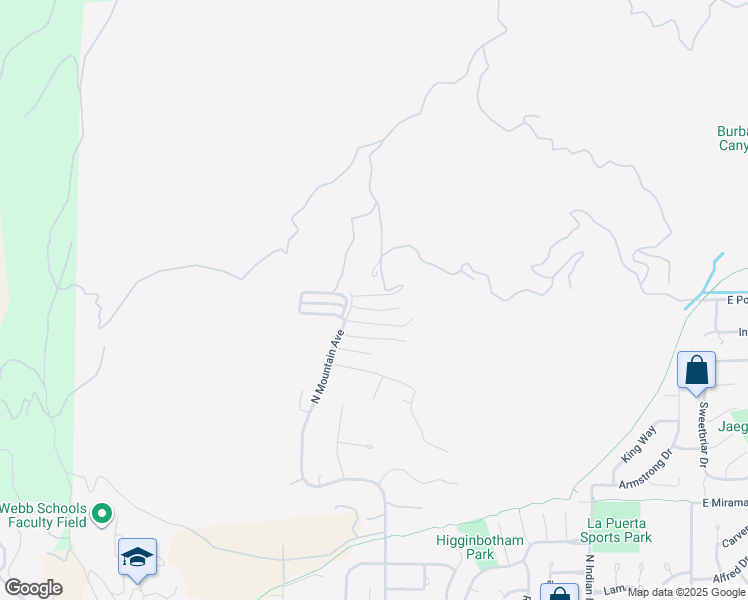 map of restaurants, bars, coffee shops, grocery stores, and more near 790 Vía Santa Catarina in Claremont