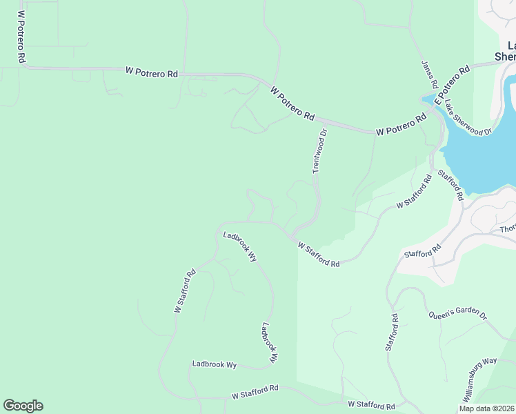 map of restaurants, bars, coffee shops, grocery stores, and more near 2390 Crombie Court in Westlake Village