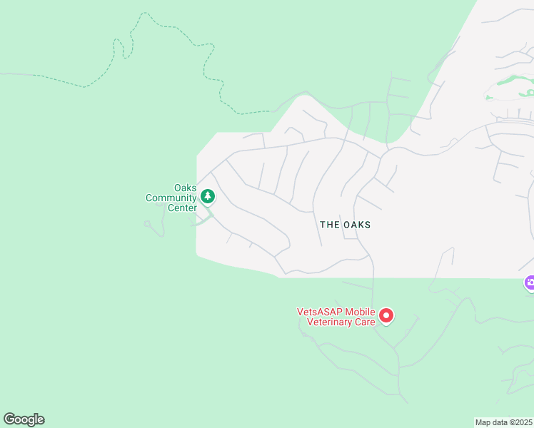 map of restaurants, bars, coffee shops, grocery stores, and more near 25471 Prado De Oro in Calabasas