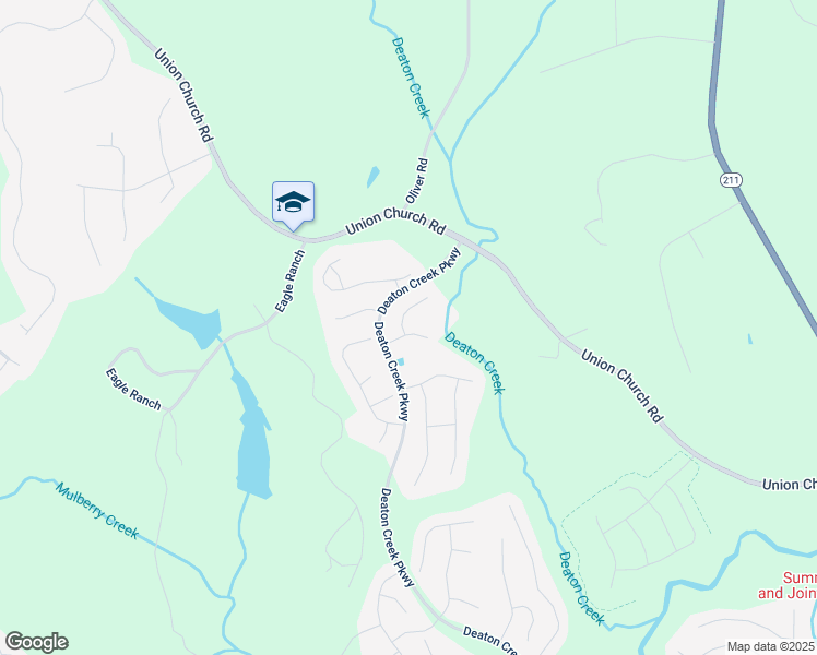 map of restaurants, bars, coffee shops, grocery stores, and more near 6706 Mill Rock Court in Hoschton