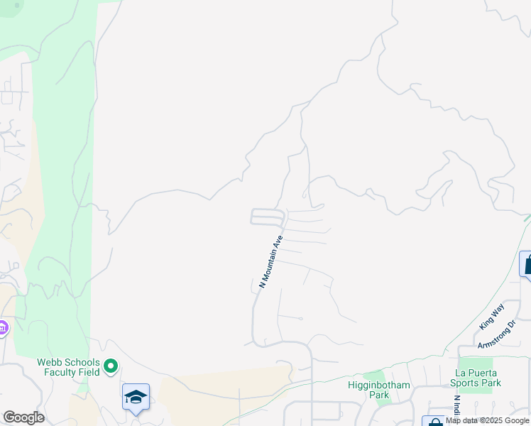 map of restaurants, bars, coffee shops, grocery stores, and more near 884 Highpoint Drive in Claremont