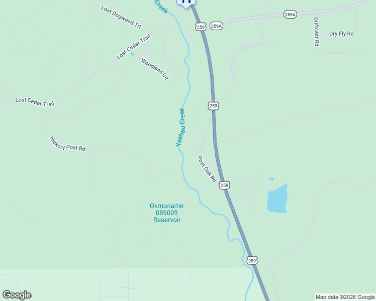 map of restaurants, bars, coffee shops, grocery stores, and more near 87 Sawtooth Pine Road in Broken Bow