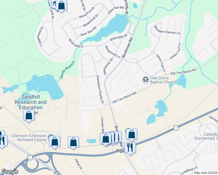 map of restaurants, bars, coffee shops, grocery stores, and more near 592 Silver Spoon Lane in Elgin