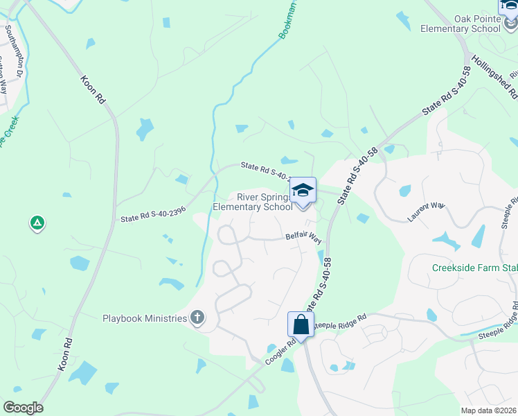 map of restaurants, bars, coffee shops, grocery stores, and more near 408 Hollenbeck Road in Irmo