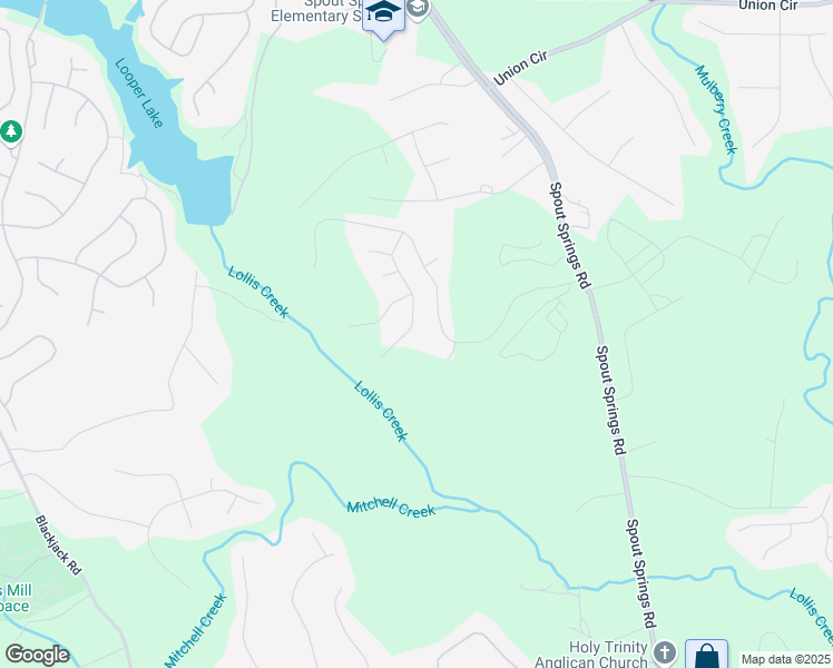 map of restaurants, bars, coffee shops, grocery stores, and more near 7085 Branch Creek Cove in Flowery Branch