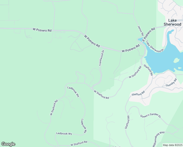map of restaurants, bars, coffee shops, grocery stores, and more near 2306 Heatherbank Court in Thousand Oaks