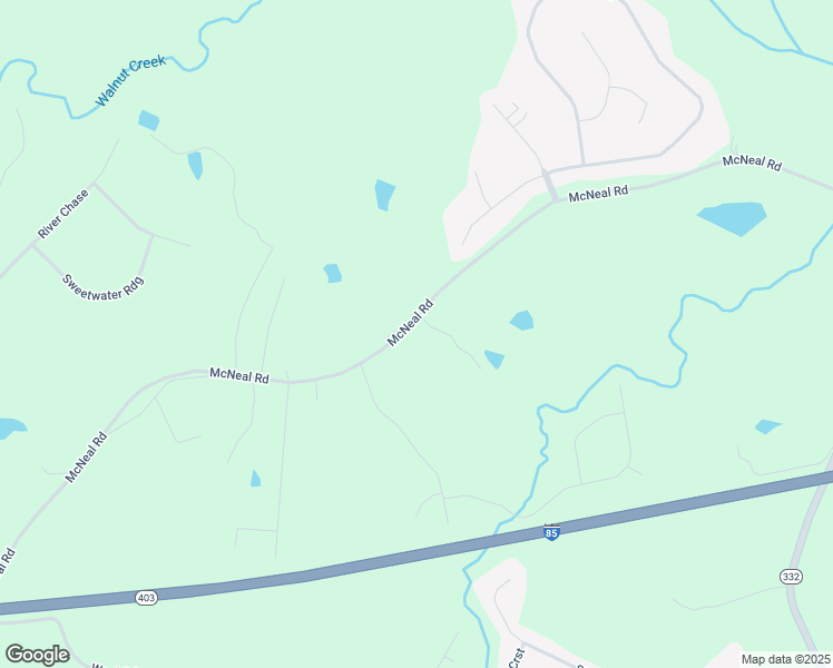 map of restaurants, bars, coffee shops, grocery stores, and more near 1282 McNeal Road in Hoschton