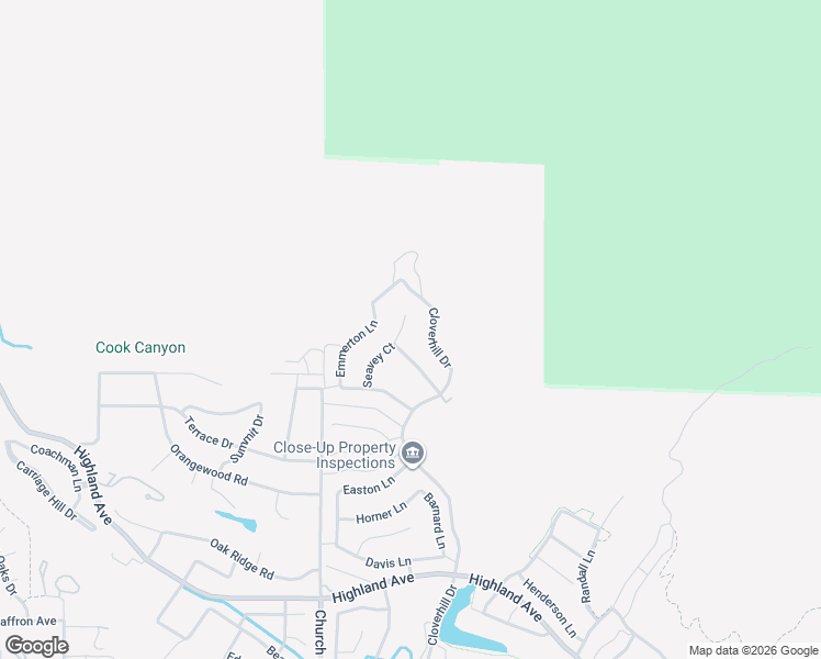 map of restaurants, bars, coffee shops, grocery stores, and more near 6412 Seavey Court in Highland