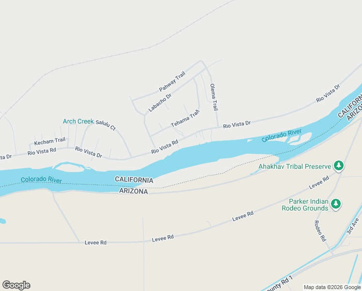 map of restaurants, bars, coffee shops, grocery stores, and more near 152011 Rio Vista Drive in Big River