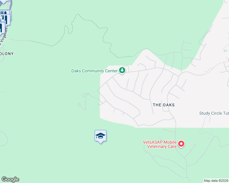 map of restaurants, bars, coffee shops, grocery stores, and more near 25551 Prado De Oro in Calabasas