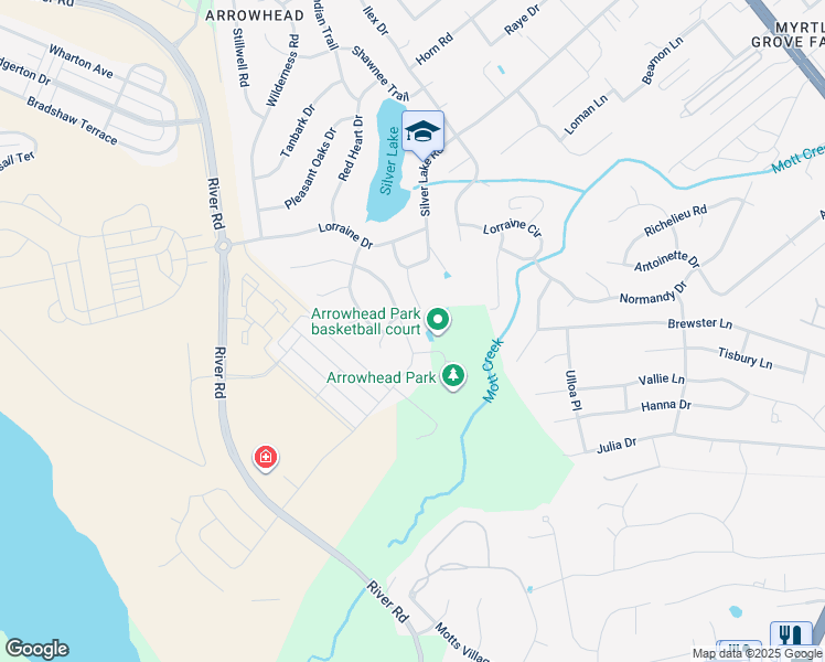 map of restaurants, bars, coffee shops, grocery stores, and more near 730 Arnold Road in Wilmington