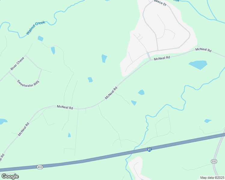 map of restaurants, bars, coffee shops, grocery stores, and more near 1282 McNeal Road in Hoschton