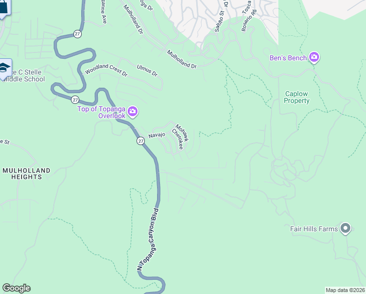map of restaurants, bars, coffee shops, grocery stores, and more near 1111 Cherokee in Los Angeles County