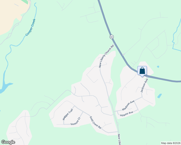 map of restaurants, bars, coffee shops, grocery stores, and more near 135 Ridge Way in Braselton