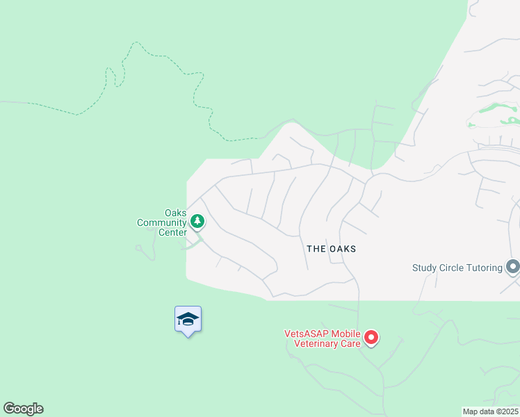 map of restaurants, bars, coffee shops, grocery stores, and more near 3915 Prado Del Maiz in Calabasas