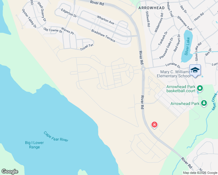 map of restaurants, bars, coffee shops, grocery stores, and more near Unnamed Road in Wilmington