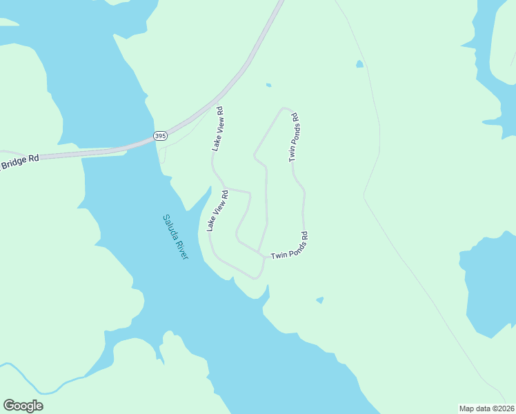 map of restaurants, bars, coffee shops, grocery stores, and more near 1026 Twin Ponds Road in Newberry