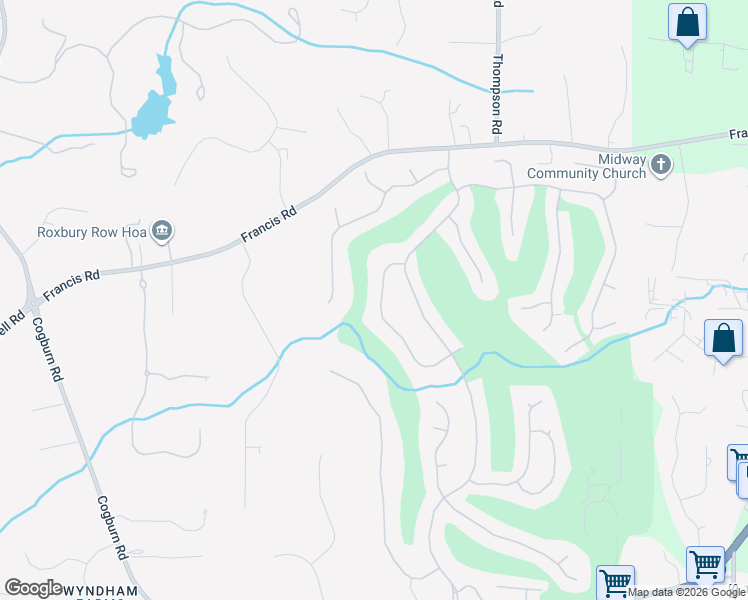 map of restaurants, bars, coffee shops, grocery stores, and more near 14432 Club Circle in Alpharetta