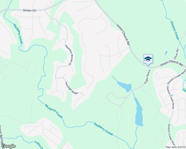 map of restaurants, bars, coffee shops, grocery stores, and more near 5726 Winding Rose Tr in Flowery Branch