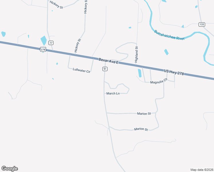 map of restaurants, bars, coffee shops, grocery stores, and more near 357 County Road 51 in Hamilton