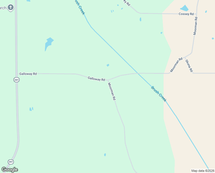map of restaurants, bars, coffee shops, grocery stores, and more near 6096 Moorman Road in Pontotoc